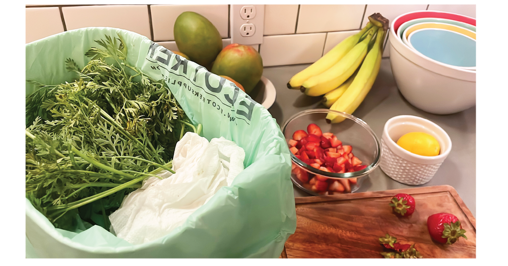 COMPOSTABLE BAGS – Small Food Scrap Bags (4 Gal / 15.14L) – 50 Count